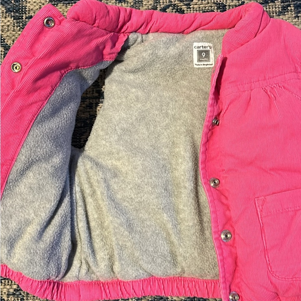 Warm Baby Girls Corduroy Vest